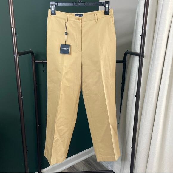 NWT Burberry The Breakers Golf Pants Capri Size 4 Camel - Picture 1 of 6